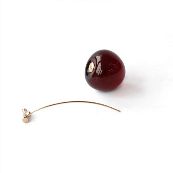 Cherry drop earrings - Picture 4 of 5
